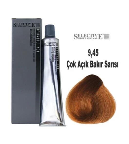 Selective Professional Tüp Saç Boyası 9.45 Açık Bakır Sarısı 60 ml