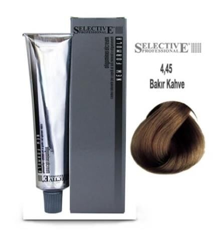 Selective Tüp Saç Boyası 4.45 Mahogany Bakır Kahve 60 ml