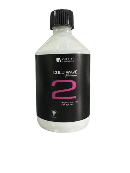 Akos Boyalı Saçlar İçin Perma İlacı 500 ml no:2
