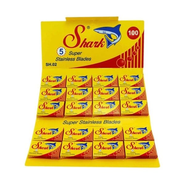 Shark Çift Taraflı Tam Yaprak Ense Jileti 100 Adet