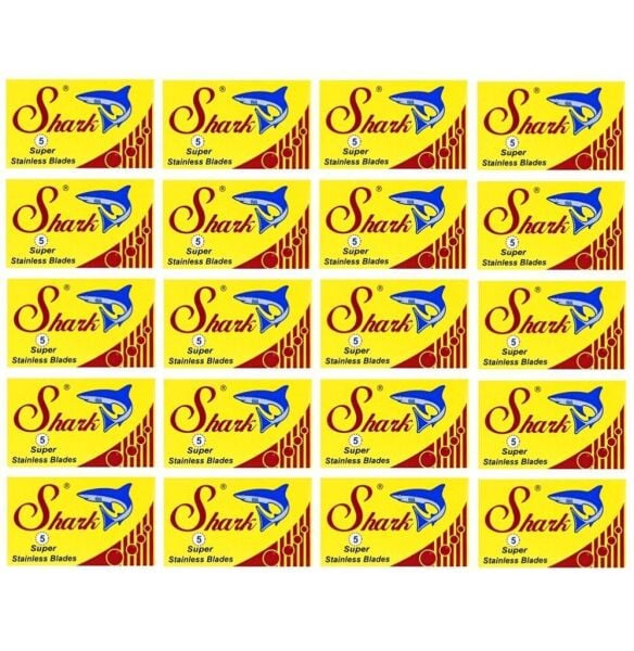 Shark Çift Taraflı Tam Yaprak Ense Jileti 100 Adet