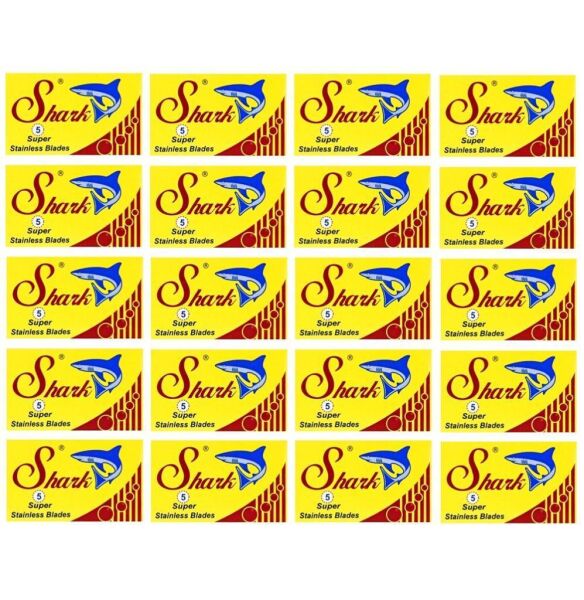 Shark Çift Taraflı Tam Yaprak Ense Jileti 100 Adet