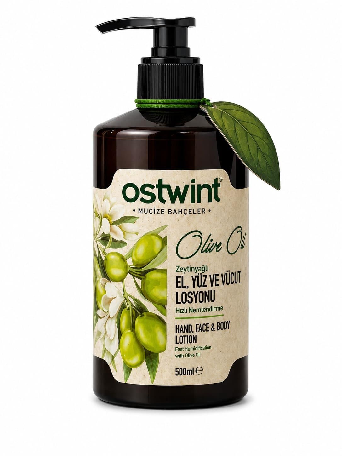 Ostwint El Yüz Vücut Losyonu Zeytinyağlı 500 ml