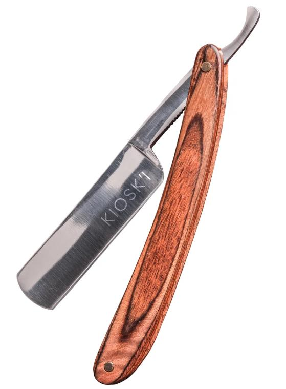 Kioski Ahşap Saplı Profesyonel Kuaför Ustura