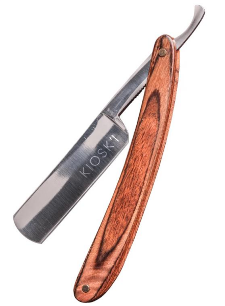 Kioski Ahşap Saplı Profesyonel Kuaför Ustura