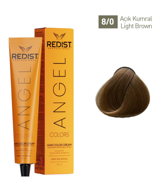 Redist Angel Tüp Saç Boyası 8.0 Açık Kumral