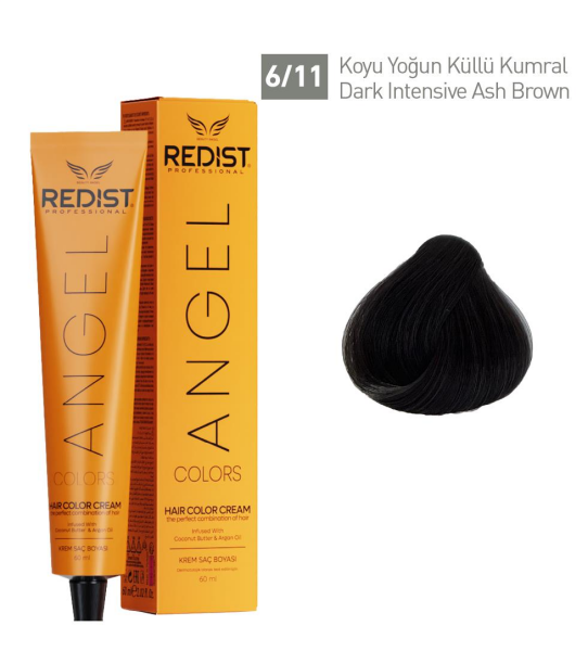 REDİST TÜP BOYA 6.11 KOYU YOĞUN KÜLLÜ KUMRAL