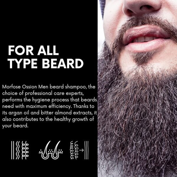 Morfose Ossion Erkekler Özel Dökülme Ve Kepek Karşıtı Sakal Bakım Şampuanı 100 ml