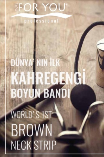 More For You Kraft Barber Boyun Bandı 5'li Paket 100 Adet