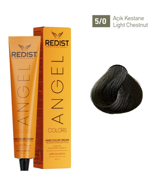 Redist Angel Tüp Saç Boyası 5.0 Açık Kestane