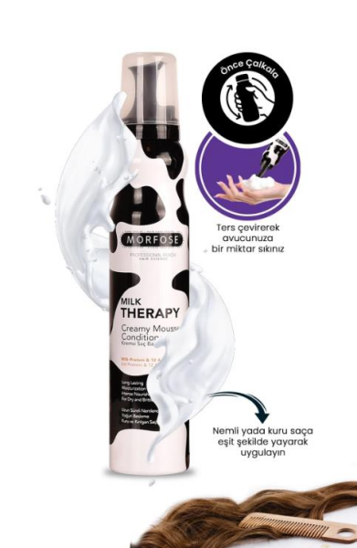 Morfose Milk Therapy Kremsi Saç Bakım Köpüğü 350 ml