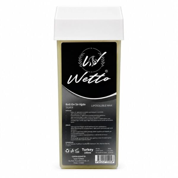 Wetto Roll On Kartuş Ağda Silver 100 ml