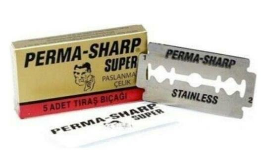 Perma Sharp Kaset 5'li Jilet 20'li Paket