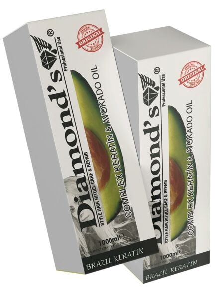 Diamonds Complex Keratin ve Avokado Yağı Brezilya Fönü Keratin Jel 1000 ml