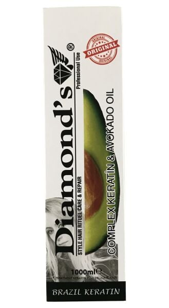 Diamonds Complex Keratin ve Avokado Yağı Brezilya Fönü Keratin Jel 1000 ml