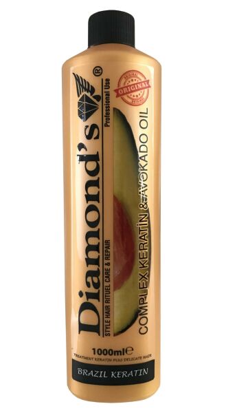 Diamonds Complex Keratin ve Avokado Yağı Brezilya Fönü Keratin Jel 1000 ml