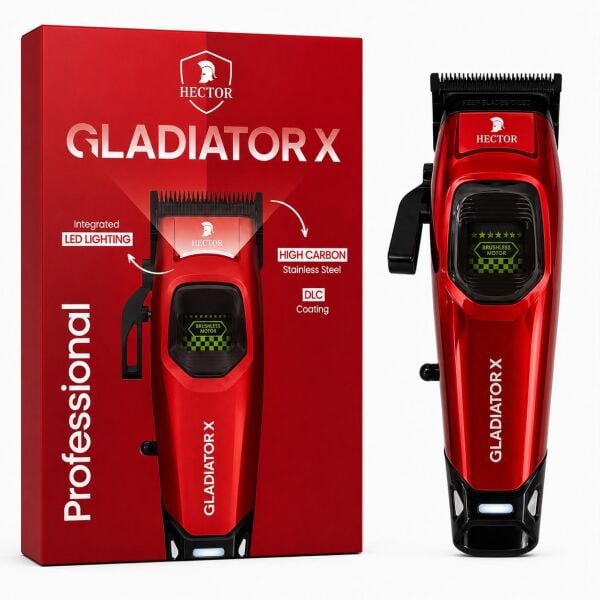 HECTOR Gladiator X Tıraş Makinesi Kırmızı