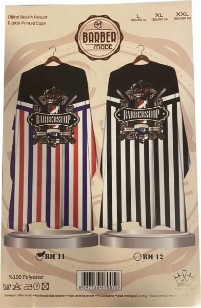 Kuatek Penuar Kuaför Önlük Çizgili Dizayn