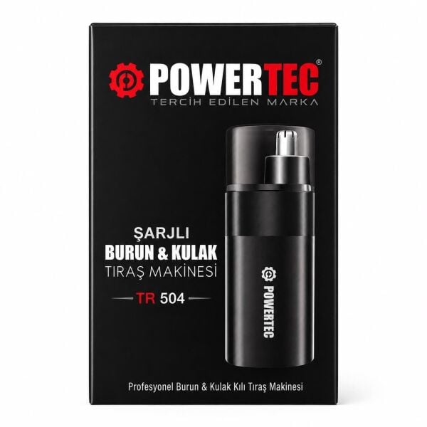 Powertec TR-504 Profesyonel Burun Kulak Kılı Tıraş Makinesi