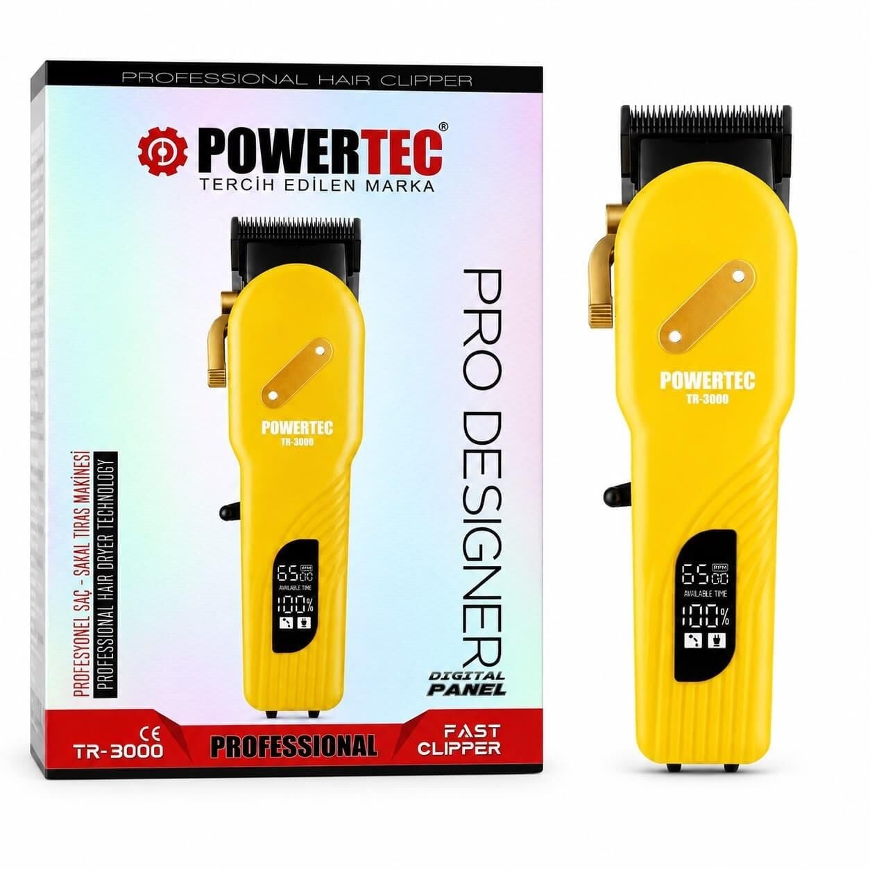 Powertec TR-3000 Profesyonel Saç Sakal Tıraş Makinesi