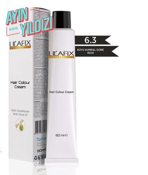 Lilafix Krem Tüp Saç Boyası 6.3 Koyu Kumral Dore 60 ml