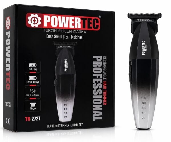 Powertec TR-2727 Profesyonel Saç Sakal Tıraş Makinesi