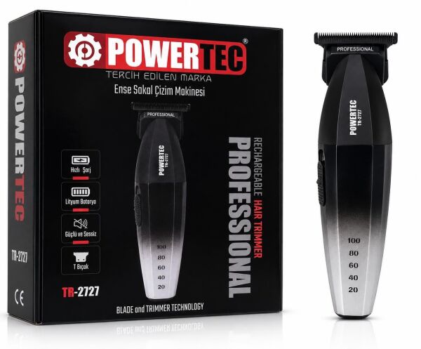 Powertec TR-2727 Profesyonel Saç Sakal Tıraş Makinesi