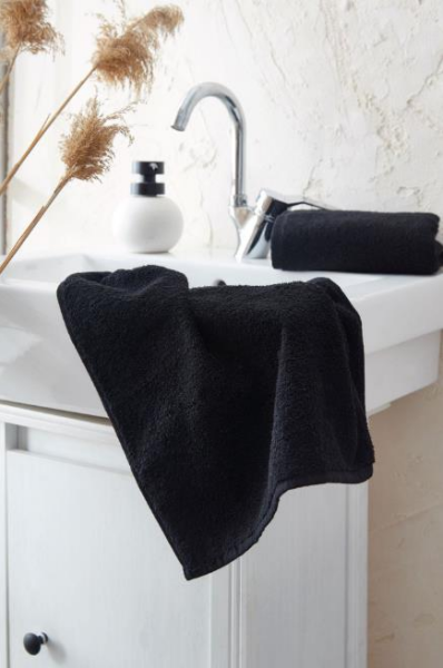 Siyah Boya Tutmaz Kuaför Havlusu 12'li